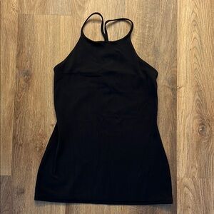 Lululemon black tank size 6